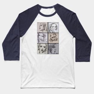 6 x studies of emotion Baseball T-Shirt